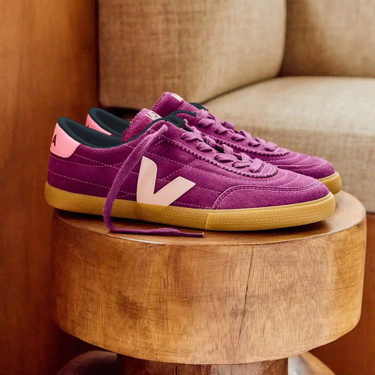 PANENKA SUEDE MAGENTA PETAL MALIBU