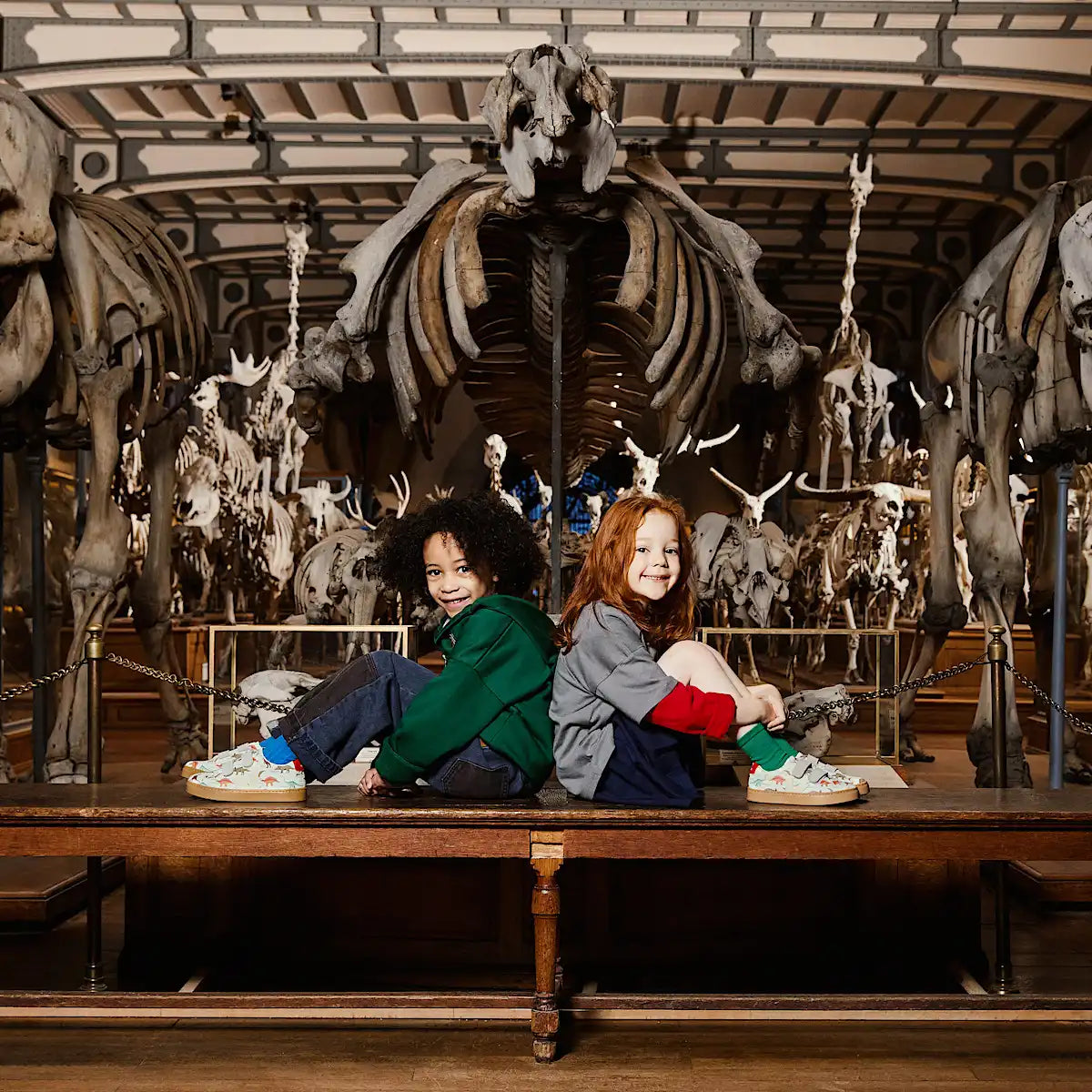 ESPLAR LEATHER VEJA X MUSÉUM NATIONAL D'HISTOIRE NATURELLE DINOSAUR