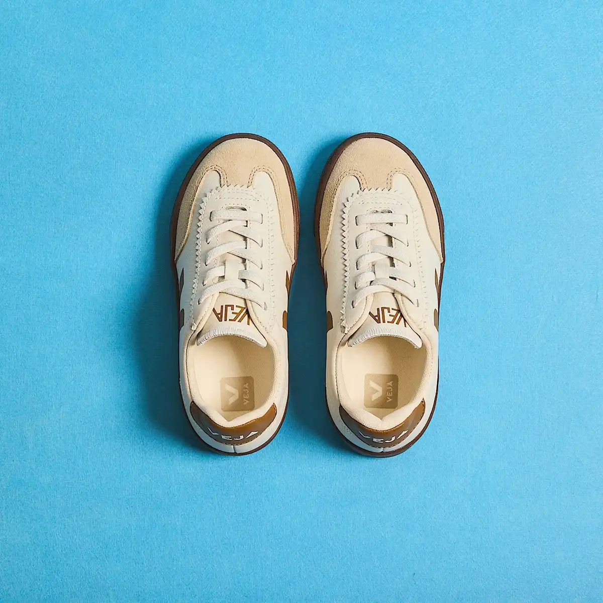 VOLLEY ELASTIC LACES LEATHER WHITE ALMOND BARK